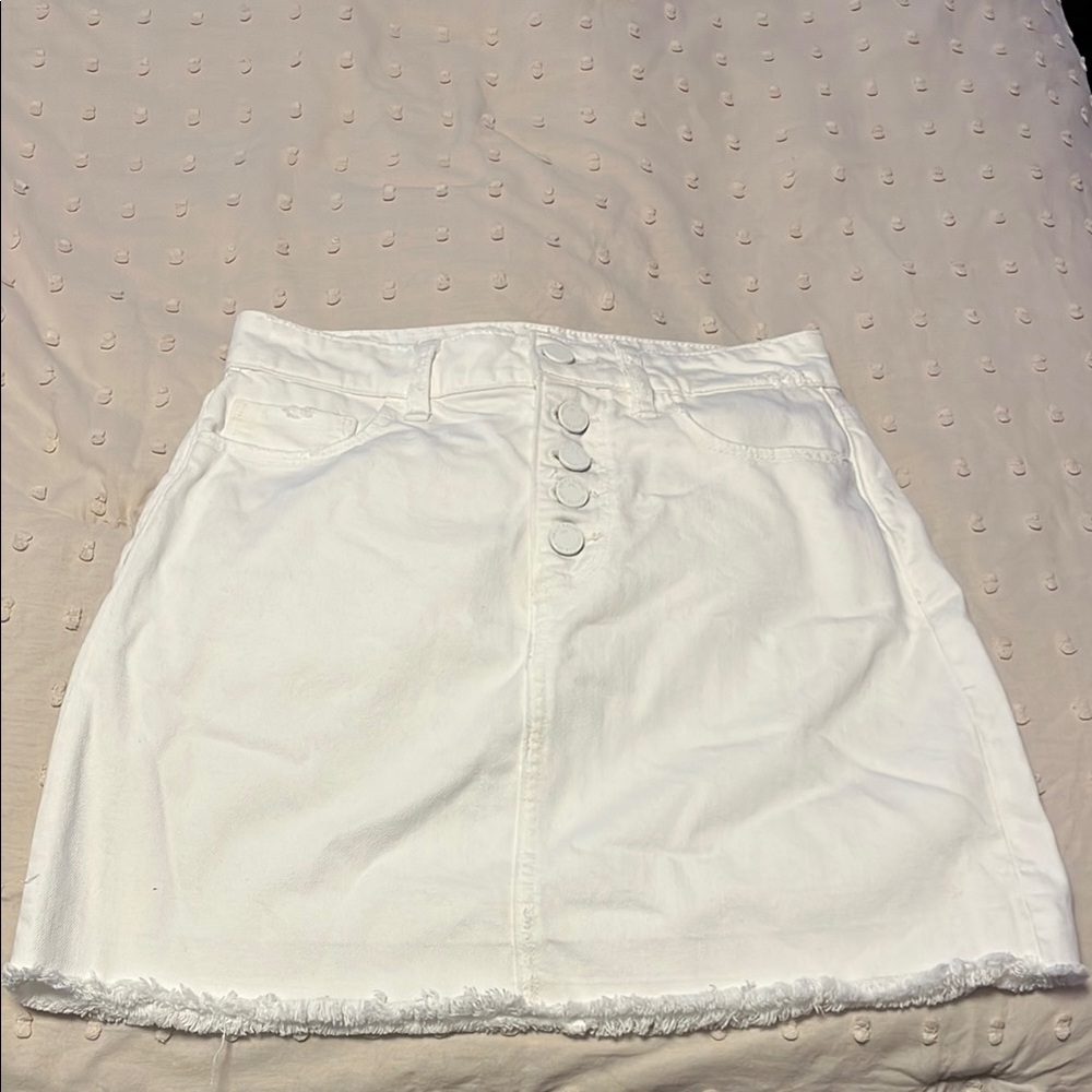 PAIGE White Mini Skirt Resort Wear